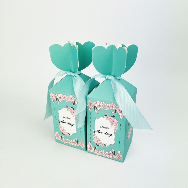 喜糖盒(he)-淺綠花(huā)語