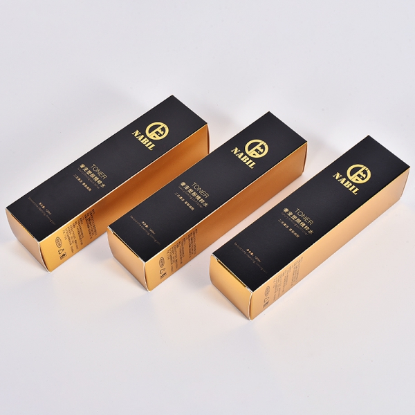 金銀(yin)卡化妝(zhuāng)品包裝(zhuāng)盒彩盒(he)